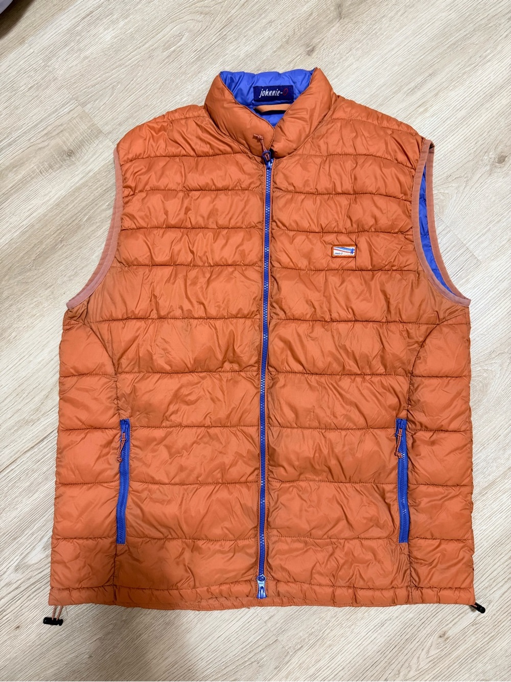 Johnnie O Hudson Quilted Puffer Vest Mens Large Full Zip